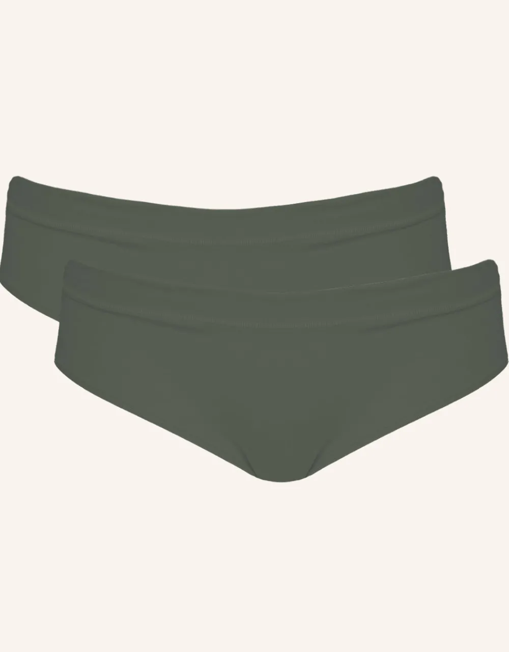 Panty-Set 2x Cotton Basic olive*SugarShape Clearance