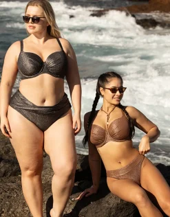 Schalen-Bikini-Top Valencia Glam silver*SugarShape Sale