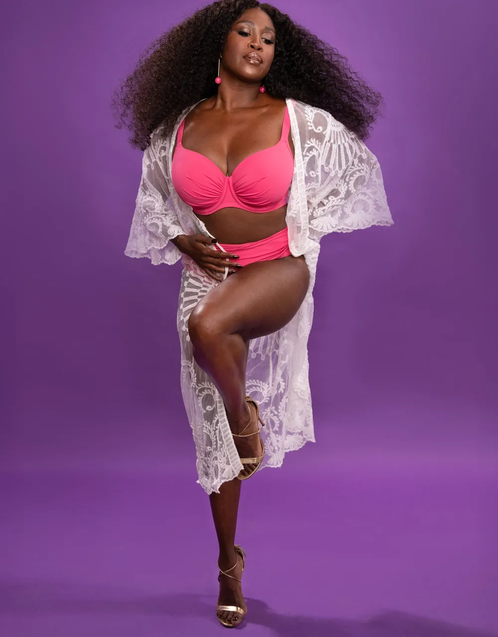 Schalen-Bikini-Top Valencia Chic flamingo*SugarShape New