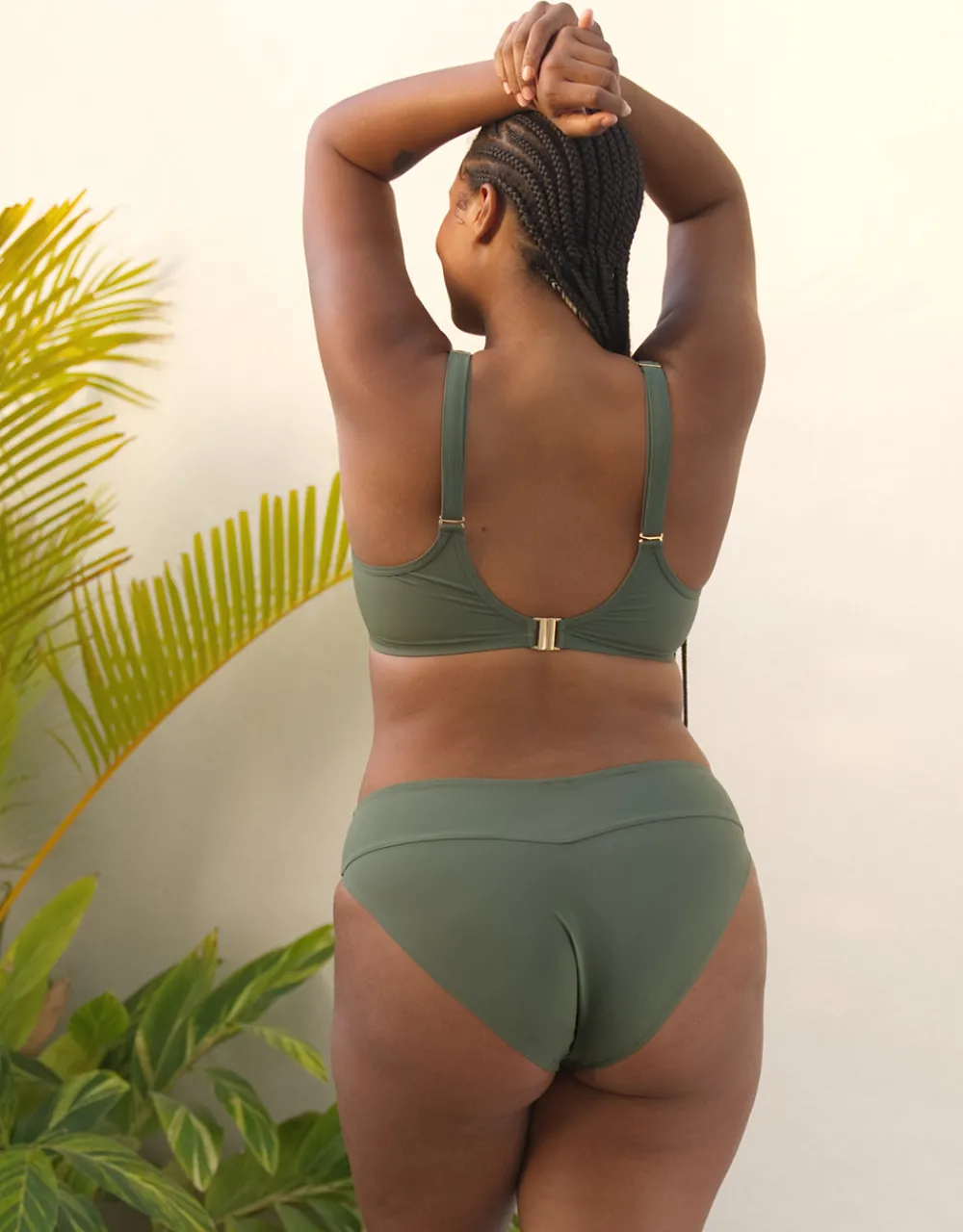 Schalen-Bikini-Top Valencia olive*SugarShape Clearance