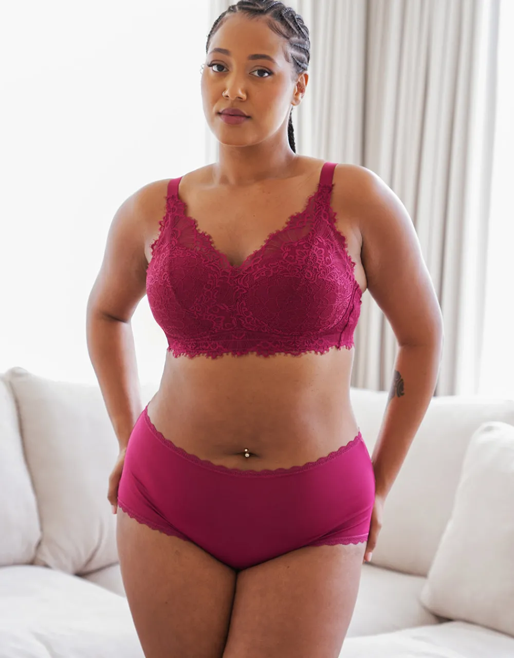 Still-Bralette Sensla bordeaux*SugarShape Clearance