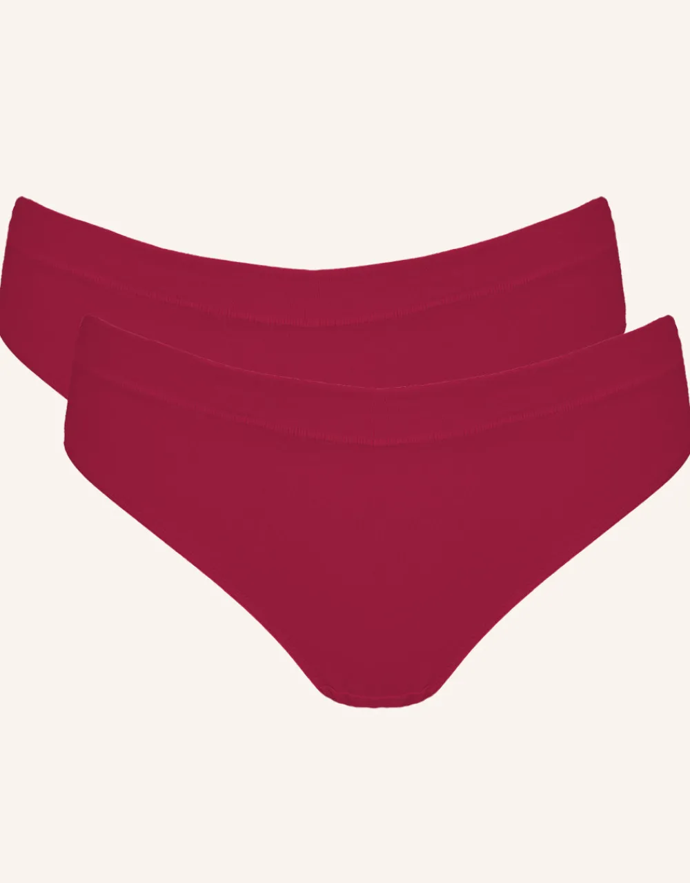 String-Set 2x Cotton Basic bordeaux*SugarShape