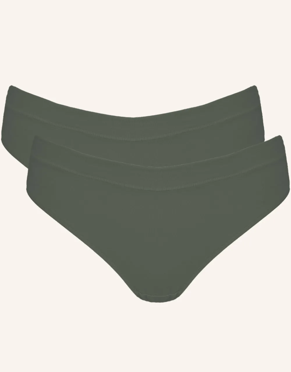 String-Set 2x Cotton Basic olive*SugarShape New