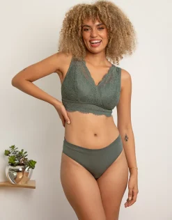 String-Set 2x Cotton Basic olive*SugarShape New